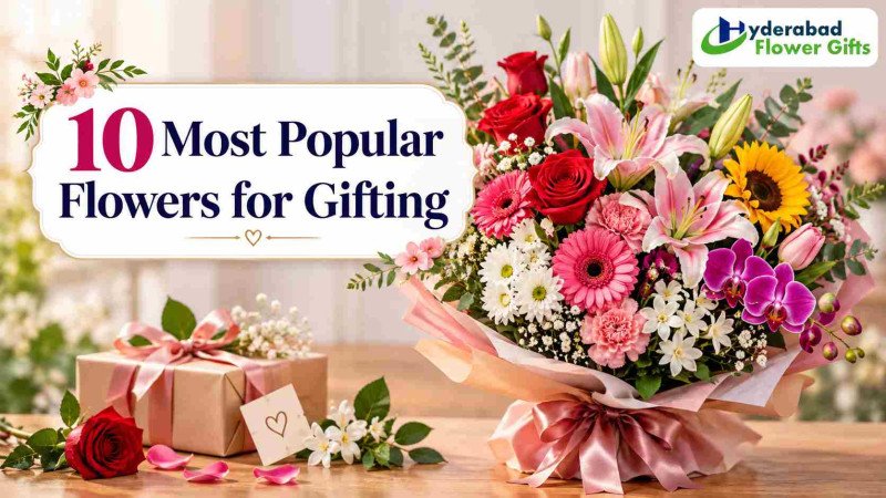 10 Most Popular Flowers for Gifting in Hyderabad