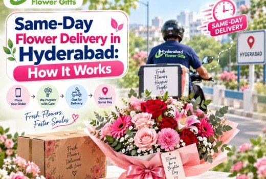 Same Day Flower Delivery in Hyderabad: How it Works