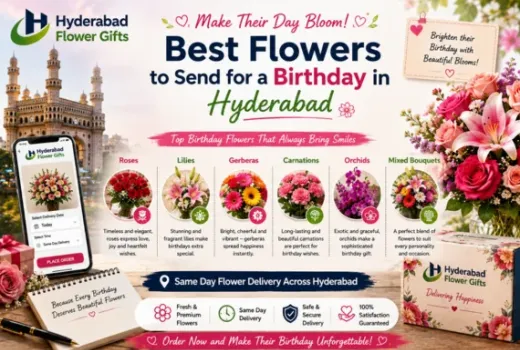 Best Flowers to Send for a Birthday in Hyderabad