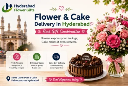 Flower and Cake Delivery in Hyderabad: Best Combo