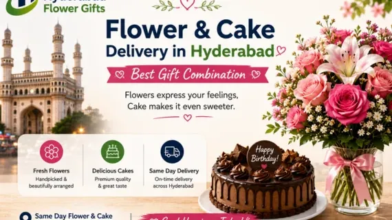 Flower and Cake Delivery in Hyderabad: Best Combo