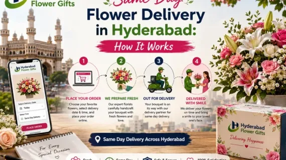 Same Day Flower Delivery in Hyderabad: How it Works