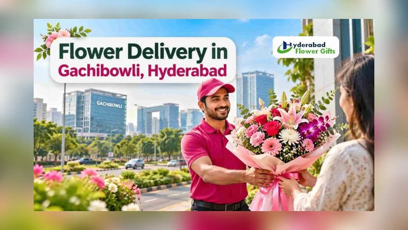 Flower Delivery in Gachibowli Hyderabad 