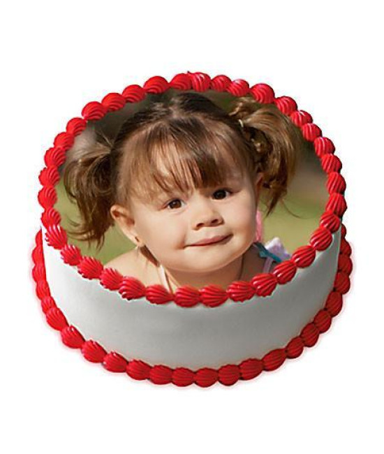 Vanilla Photo Cake One Kg