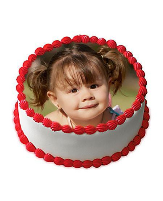 Vanilla Photo Cake One Kg