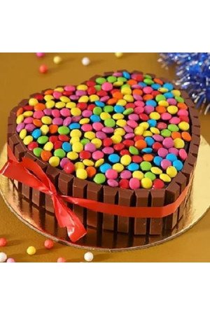 TEST 1 Kg Hearty KitKat Gems Cake