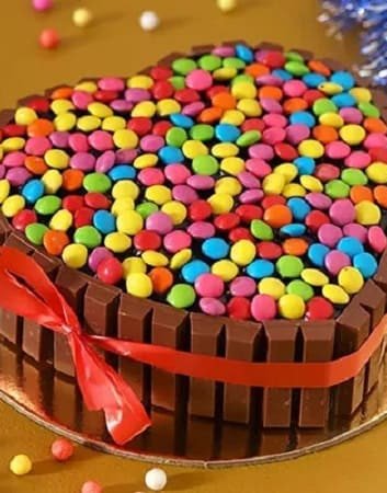 TEST 1 Kg Hearty KitKat Gems Cake