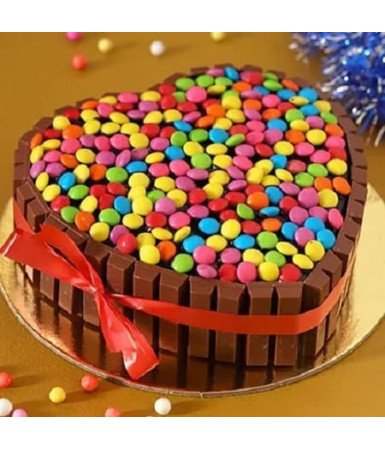 TEST 1 Kg Hearty KitKat Gems Cake