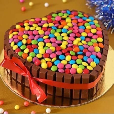 TEST 1 Kg Hearty KitKat Gems Cake