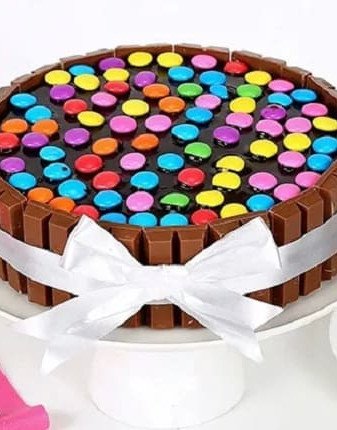 Chocolate Cake For KitKat N Gems