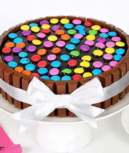 Chocolate Cake For KitKat N Gems Chocolate Cake For KitKat N Gems