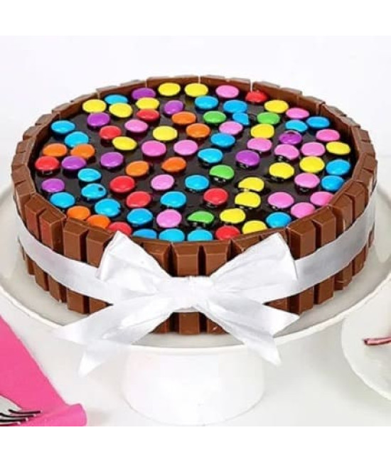 Chocolate Cake For KitKat N Gems