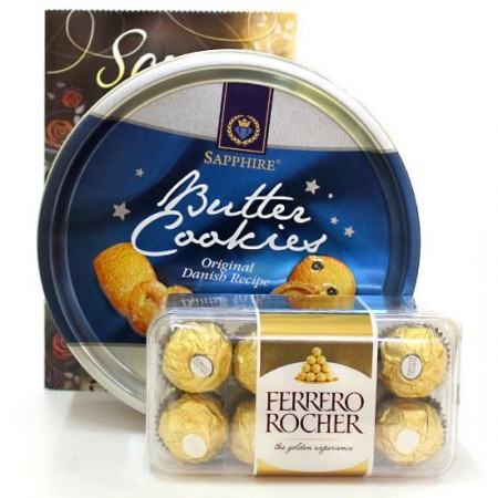 Cookies n Rocher Hamper