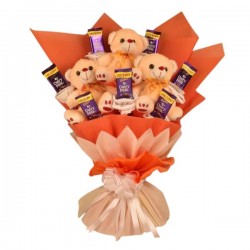 Cute Teddy Bouquet