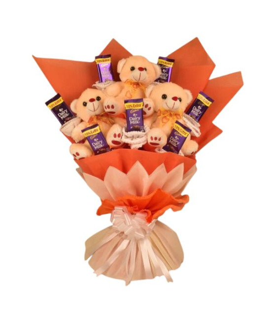 Cute Teddy Bouquet