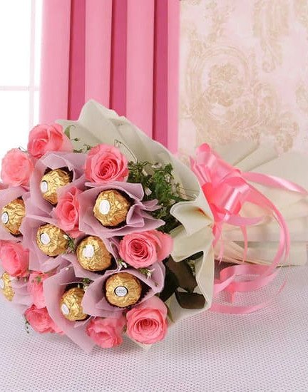 Ferrero Rocher n Roses Bouquet