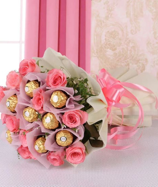 Ferrero Rocher n Roses Bouquet