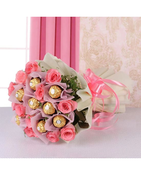 Ferrero Rocher n Roses Bouquet