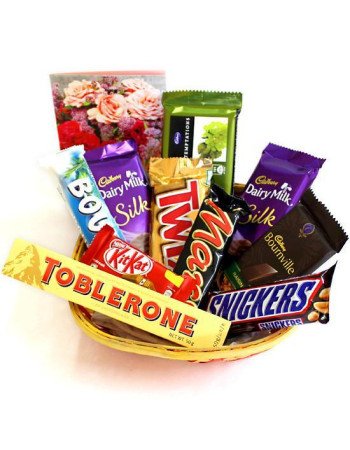 Toblerone Chocolate  Basket