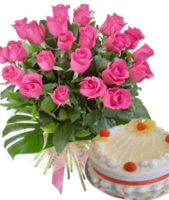 Pink Roses n Pineapple Twist Pink Roses n Pineapple Twist