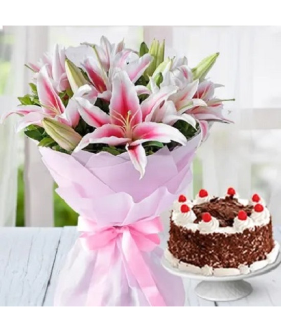 Oriental with Blackforest Cake