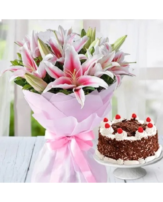 Oriental with Blackforest Cake