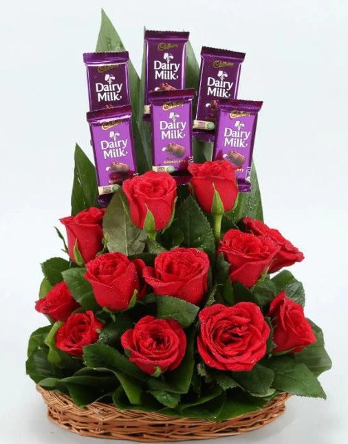 Tropical Roses n Chocolates
