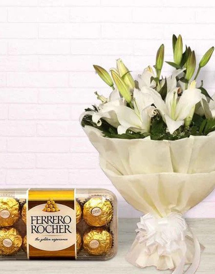 Oriental lilly n Rocher
