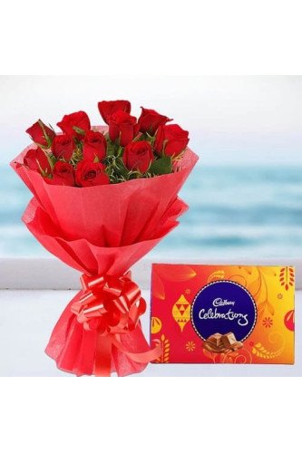 12 Red Roses n Celebration