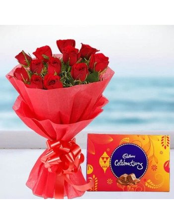 12 Red Roses n Celebration