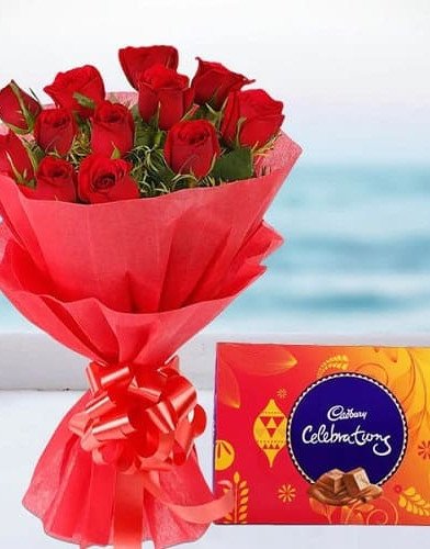 12 Red Roses n Celebration