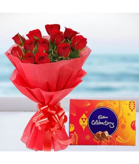 12 Red Roses n Celebration