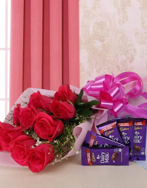 Rose And Choco Treat