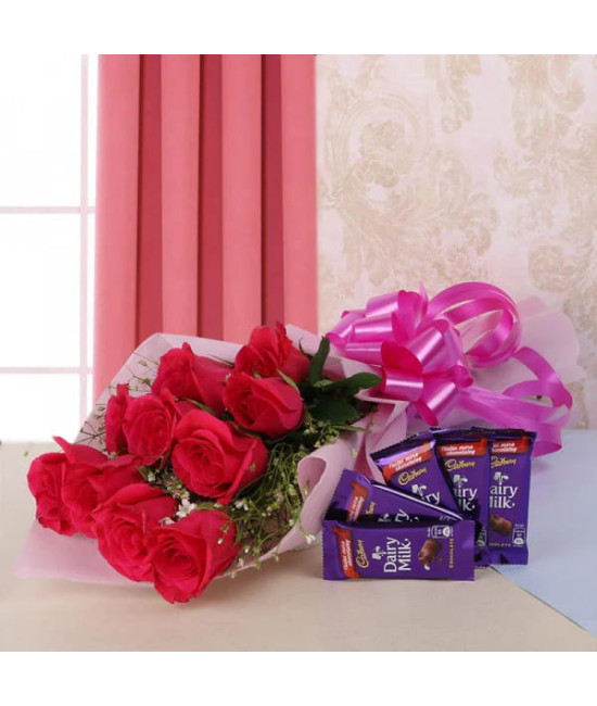 Rose And Choco Treat