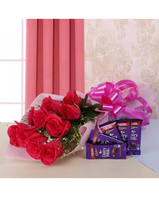 Rose And Choco Treat