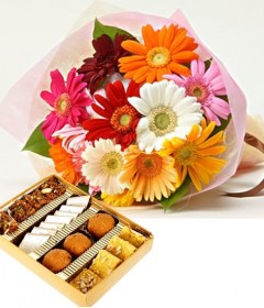 Flowers And Sweets Combo