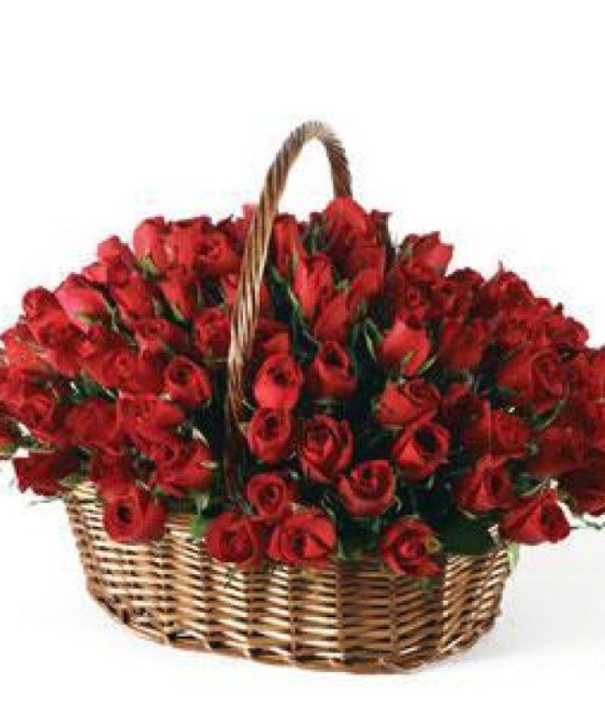 100 Roses Basket 100 Roses Basket