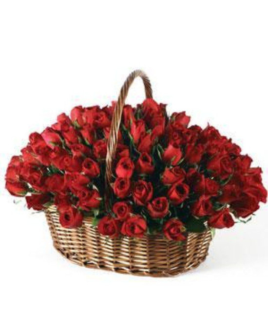 100 Roses Basket