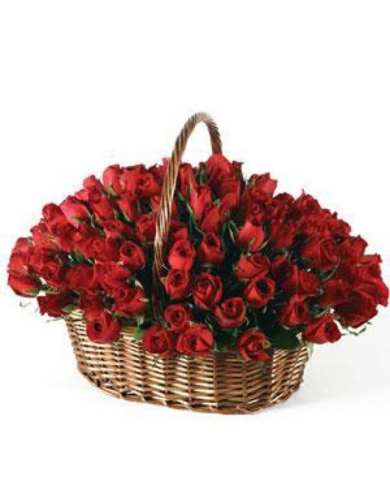 100 Roses Basket