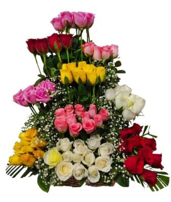 Mix Flowers Tall Arrangement Mix Flowers Tall Arrangement