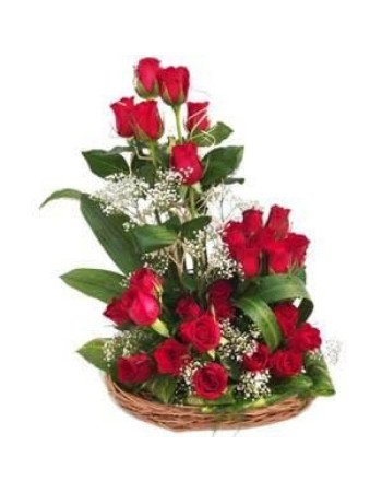 25 Roses basket