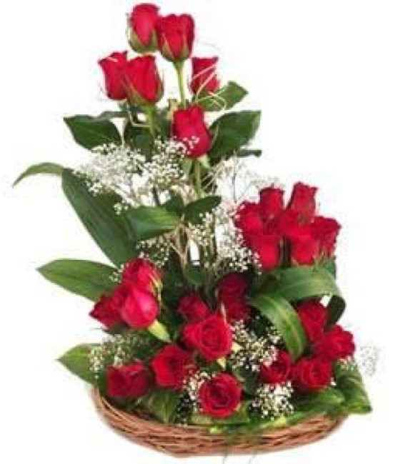 25 Roses basket 25 Roses basket