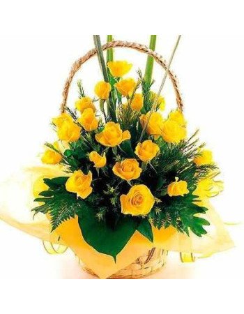 Premium 30 Yellow Roses Bouquet