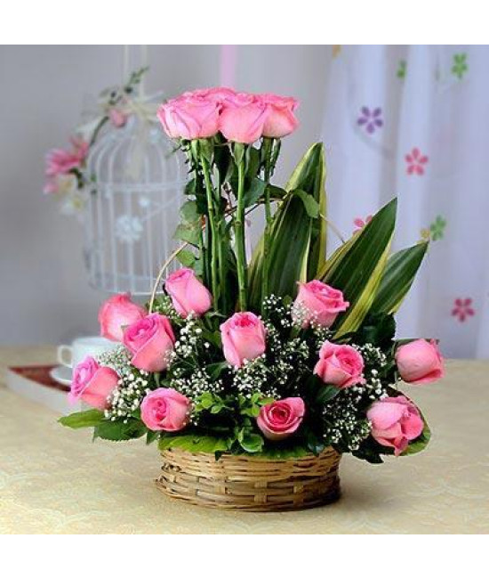 Anonymous Love - 20 Roses In Basket