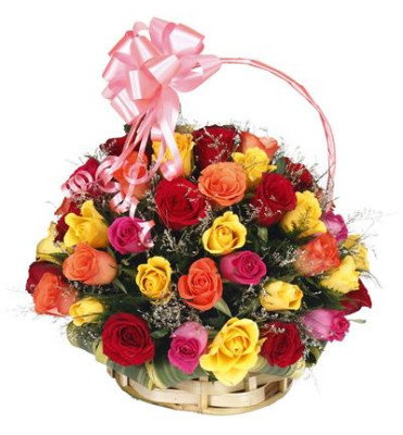 Classic Rose Basket