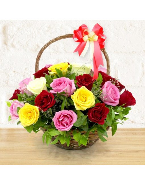 Colorful Basket Of Love