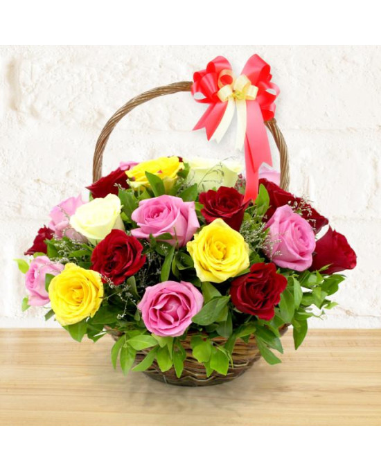 Colorful Basket Of Love