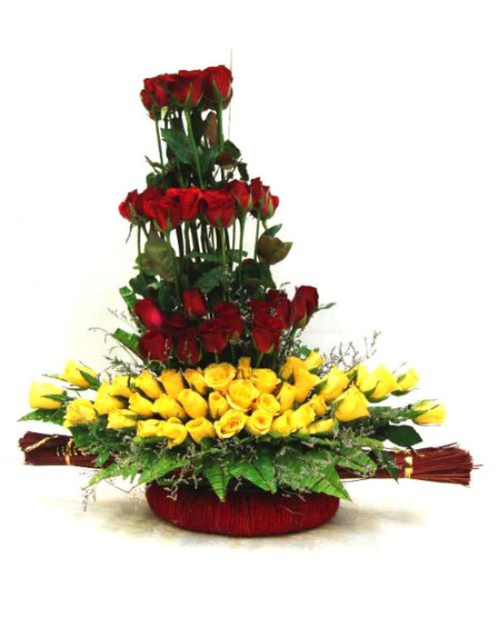 Eye Catching Flower Basket