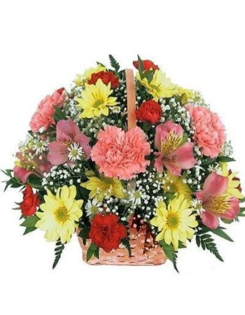 Mixed Flowers Basket