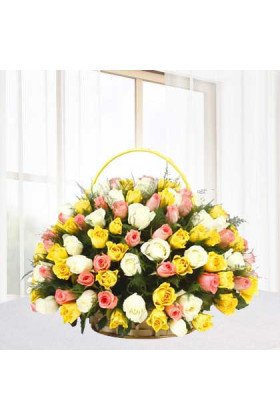 Pleasing Flowers Basket